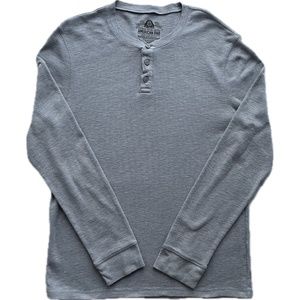 EUC American Rag Long Sleeve Henley Thermal Men's XL - Excellent Used Condition